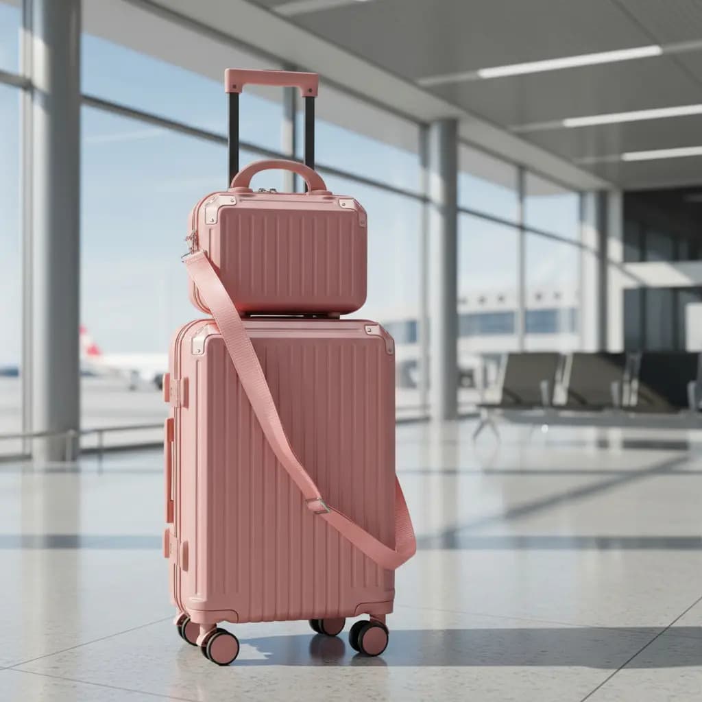 Mala De Viagem 10kg Promoção Rodas 360° Miami Com Frasqueira