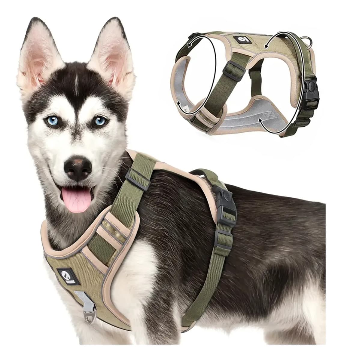 Coleira Peitoral Para Cães Porte Médio E Grande
