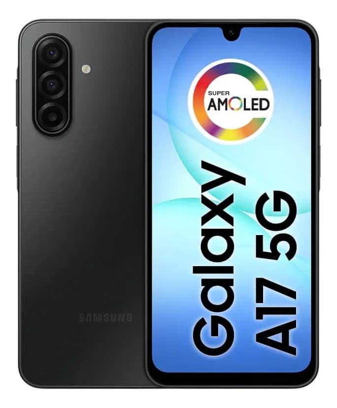 Celular Samsung Galaxy A17 5g Com Ia, 128gb, 4gb Ram, Câm De 50mp, Tela De 6.7 , Nfc, Ip54 - Preto