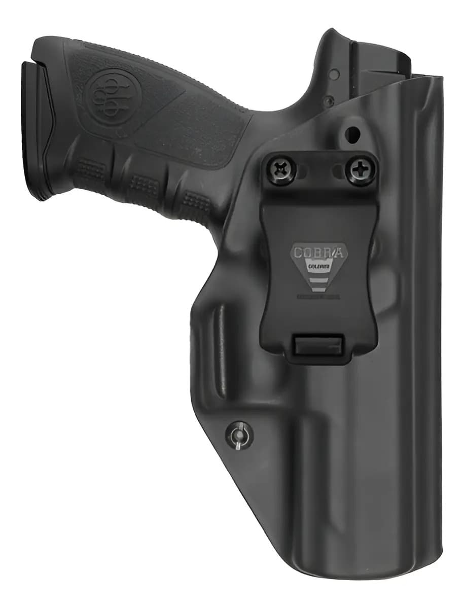 Coldre Beretta Apx 9mm Saque Rápido Velado Com Flap Kydex Destro Preto