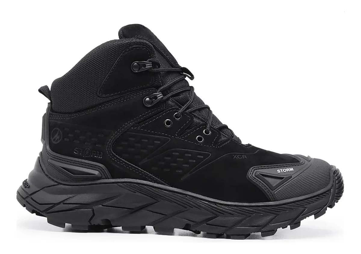 Bota Tênis Storm Em Couro Legitimo  Confort Premium Envio Já