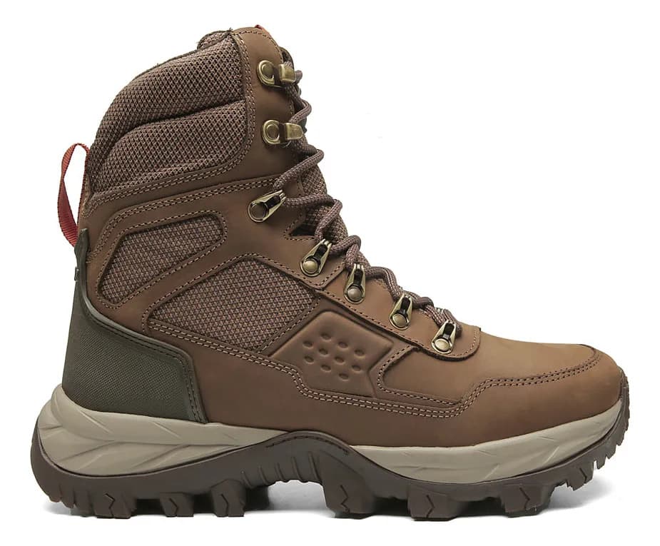 Bota Tática Militar Coturno Cano Alto Macboot Orix 02 Couro