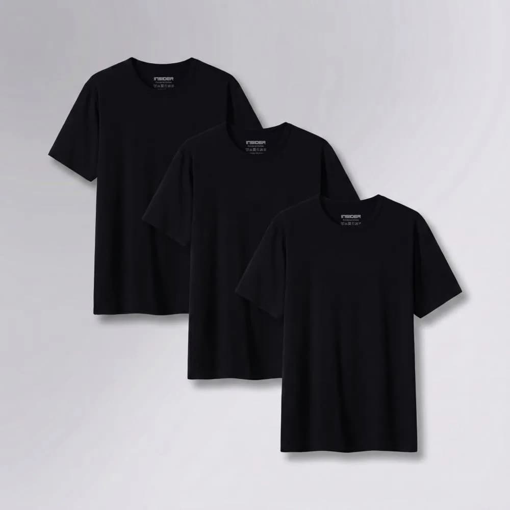 Kit 3 Camisetas  Light T-shirt Insider