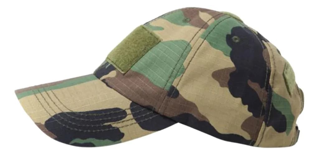 Boné Tático Forhonor Woodland Com Regulagem