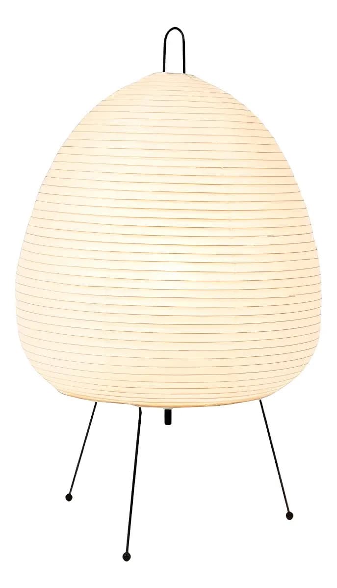 Candeeiro De Mesa De Papel Abajur Lanterna De Luz Branca