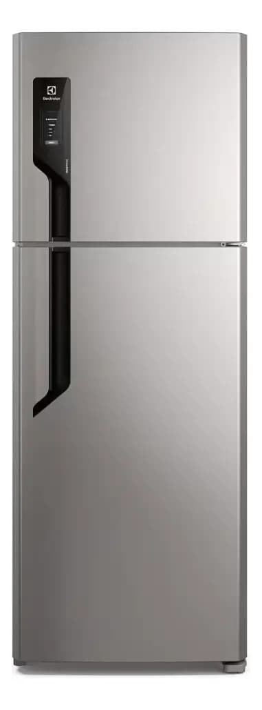 Geladeira Electrolux Frost Free com AutoSense 480L Efficient Duplex Inox Look TF71 Cor Prata