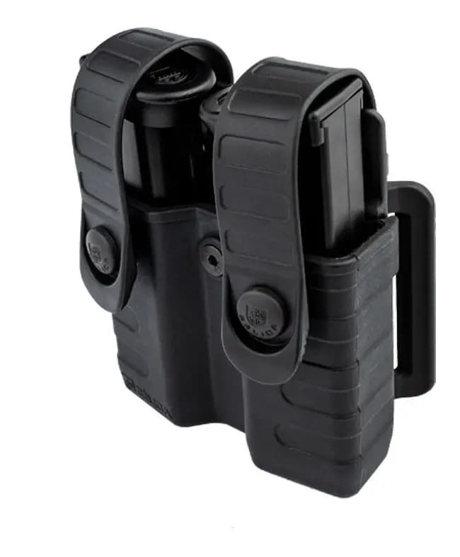 Porta Carregador Duplo Tab Lock - Bélica Original / Preto