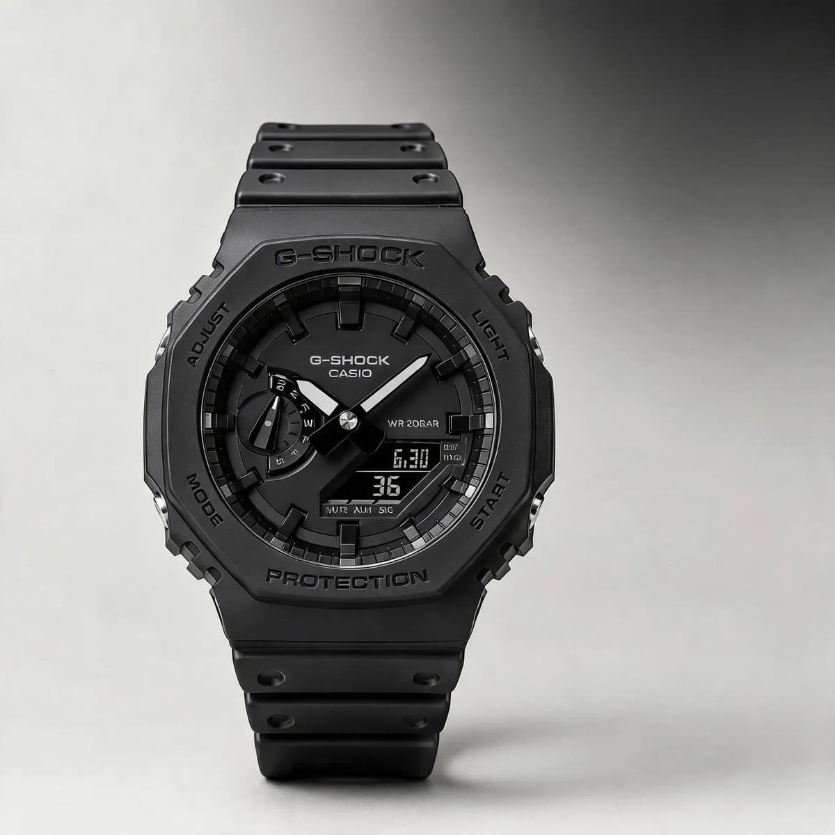 Relógio Casio G-shock Ga-2100-1a1dr Masculino Preto Carbon