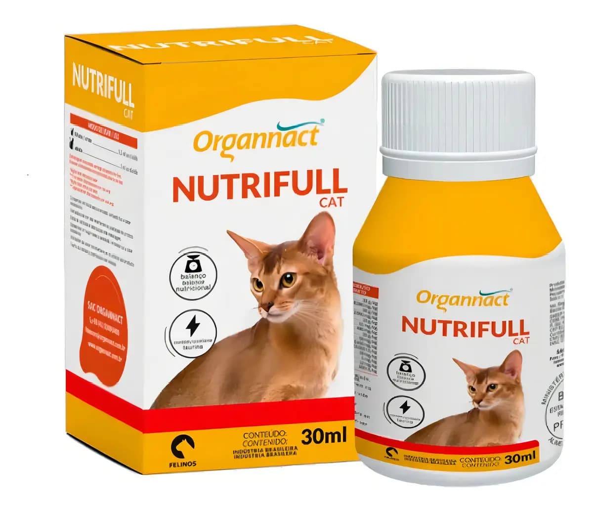Suplemento Vitamínico Gatos Nutrifull Cat 30ml Organnact