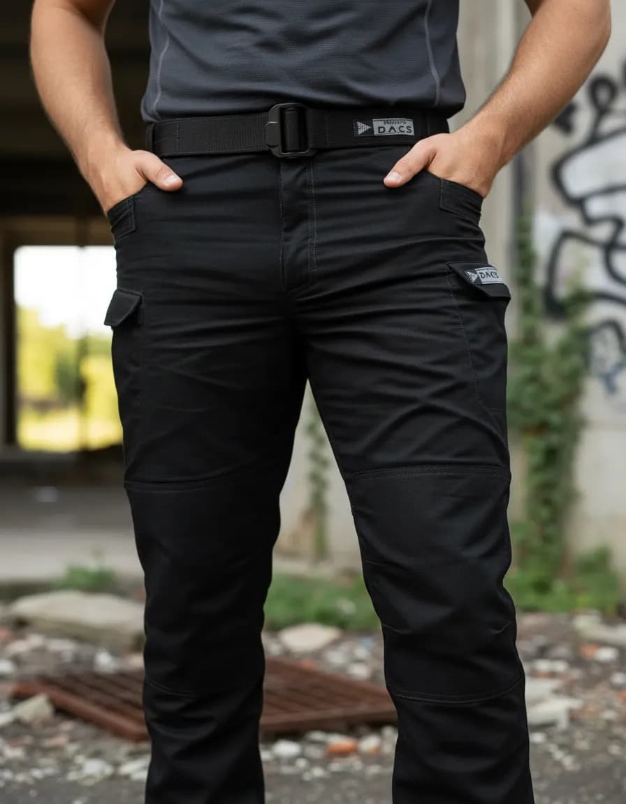 Calça Tática Militar Attack 10 Bolsos Preta Dacs Original