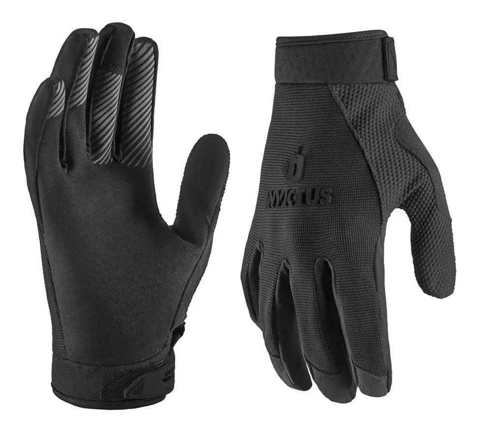 Luva Invictus Inspect Tática Militar Sensível Touch Screen Cor Preto Tamanho M