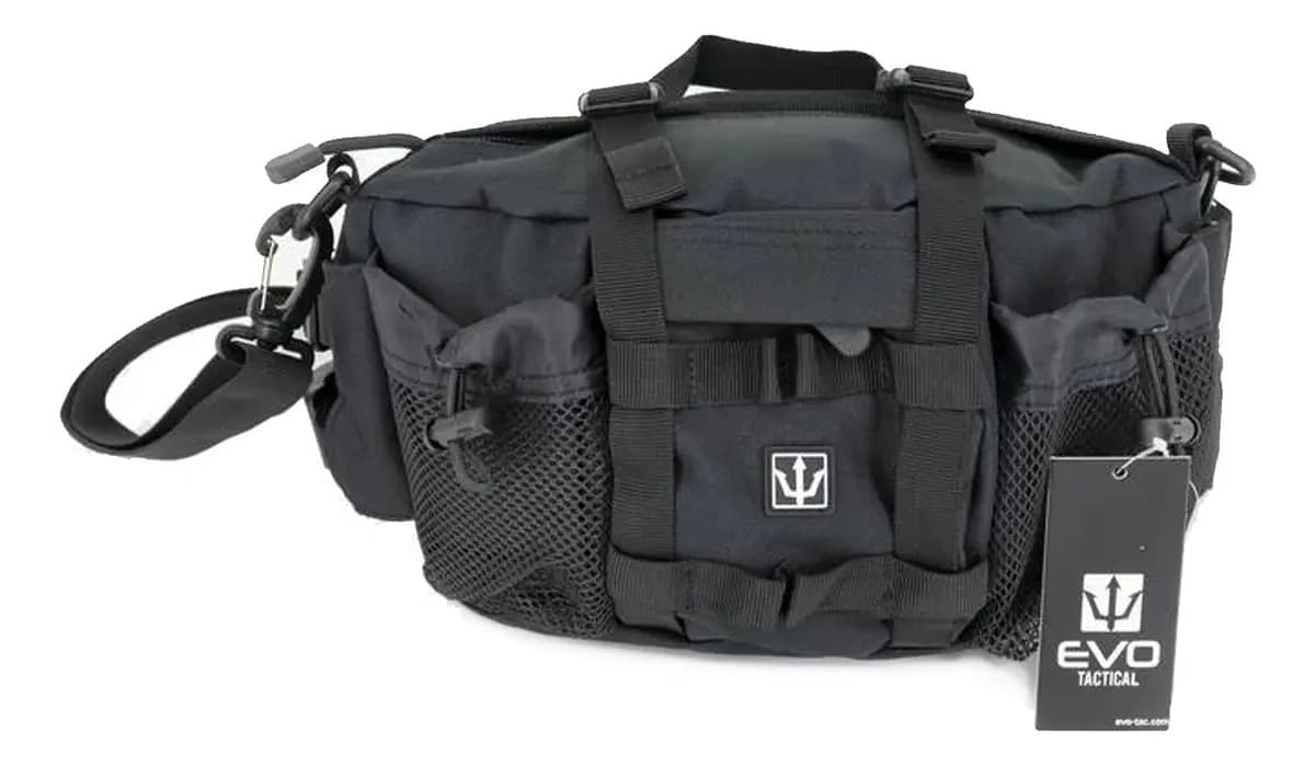Bolsa Pochete Tático Multifunção Apex - Evo Tactical Cor Preto