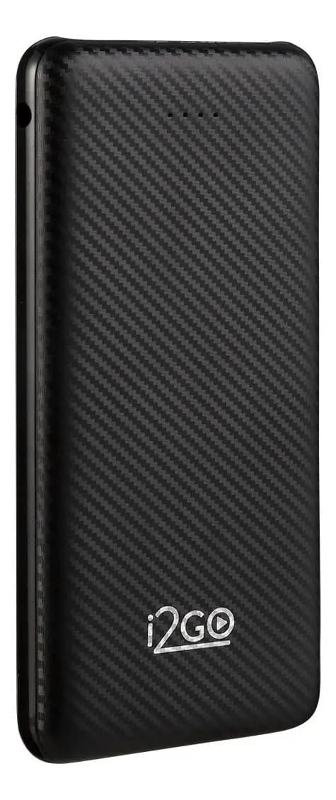 Carregador Portátil Power Bank I2go 10000mah Cor Preto