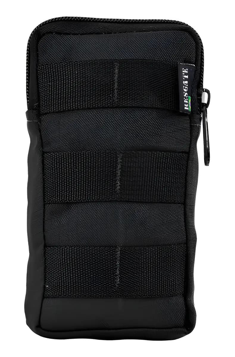 Bolso Porta Celular Smartphone Tático Modular Cor Preto