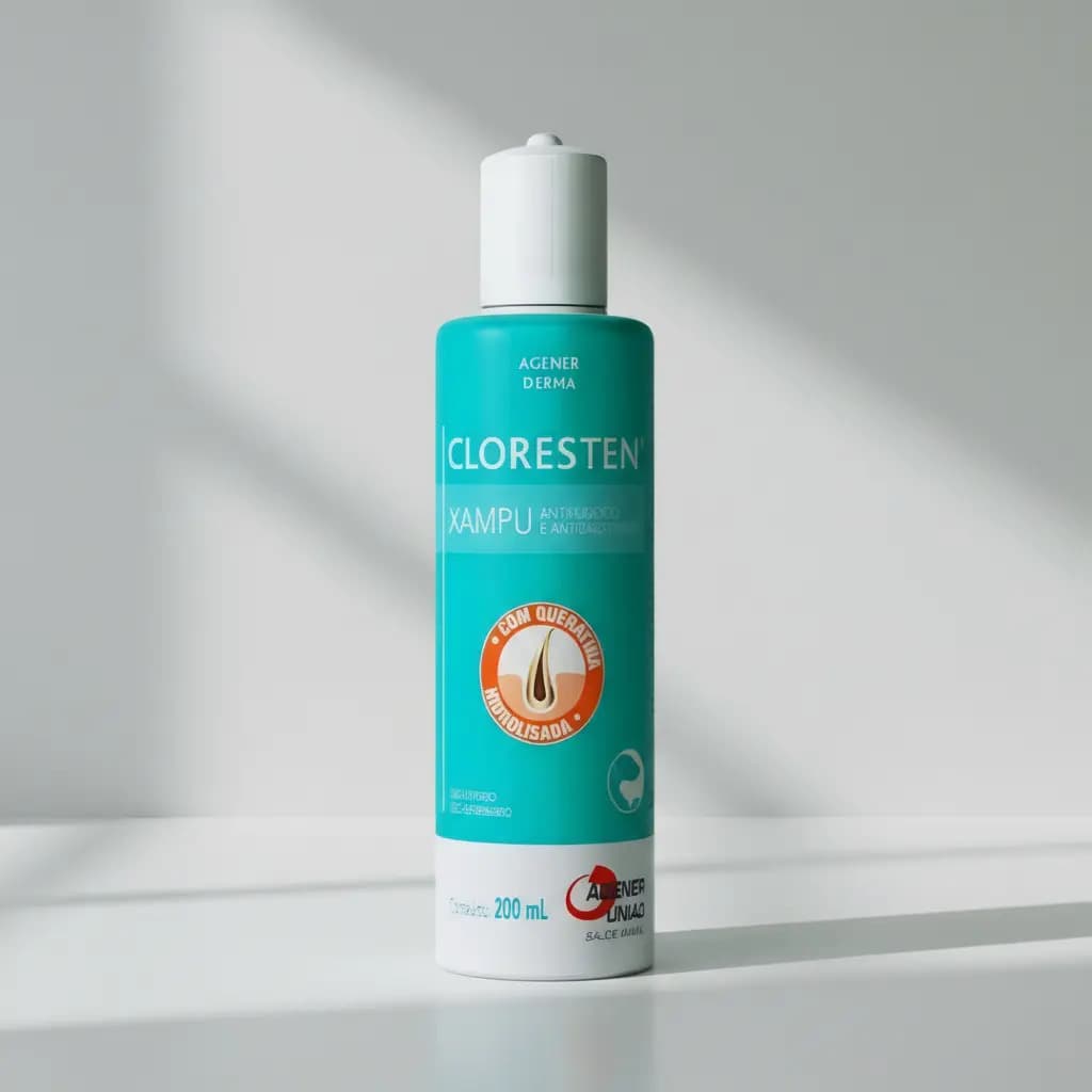 Shampoo Cloresten Cães Gatos Dr.clean 200ml Xampu