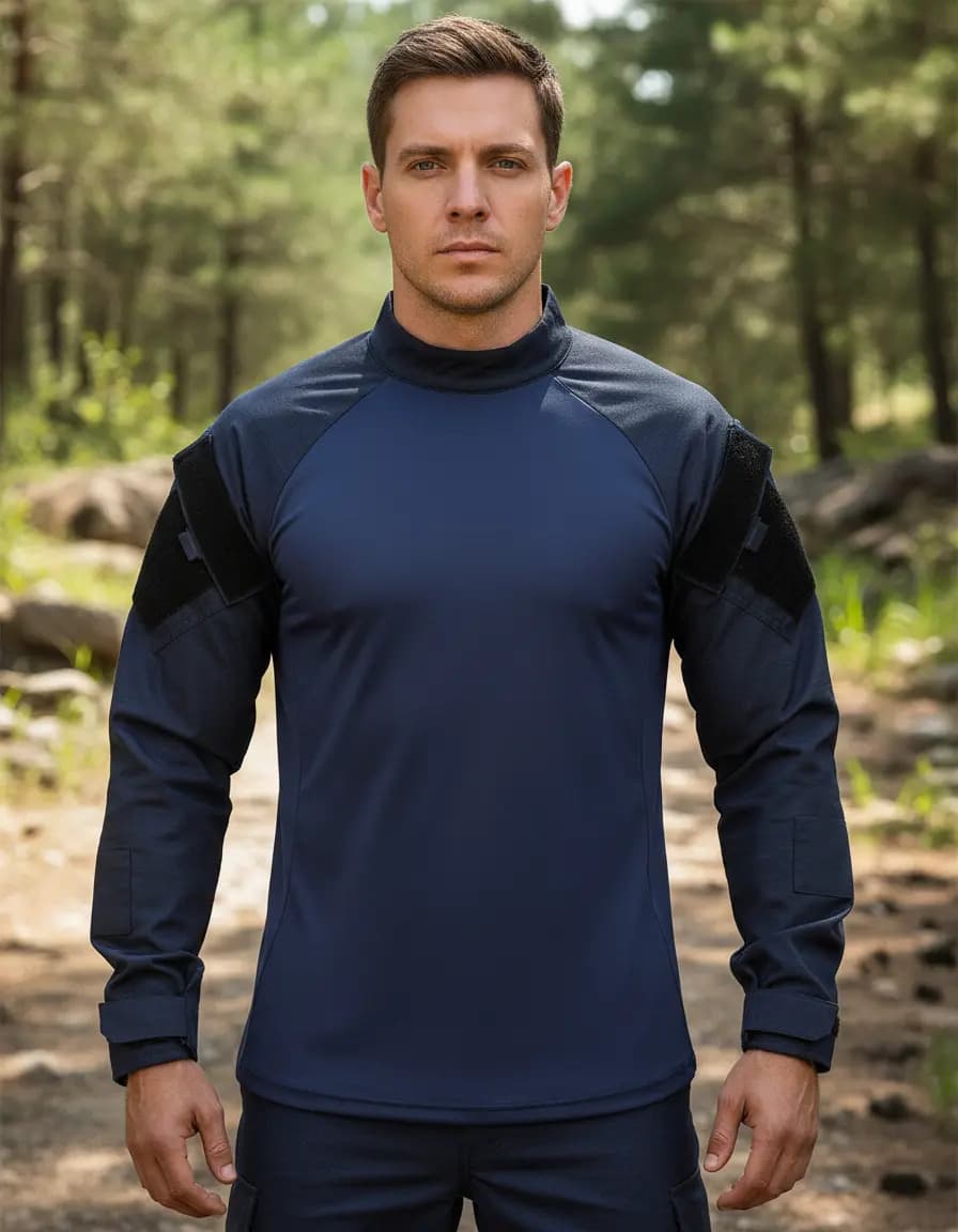 Camisa Combat T-shirt Tatica Camuflada
