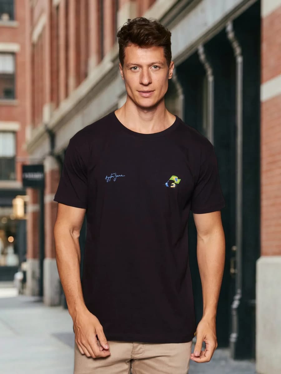 Camiseta Assinatura Carro Senna Reserva