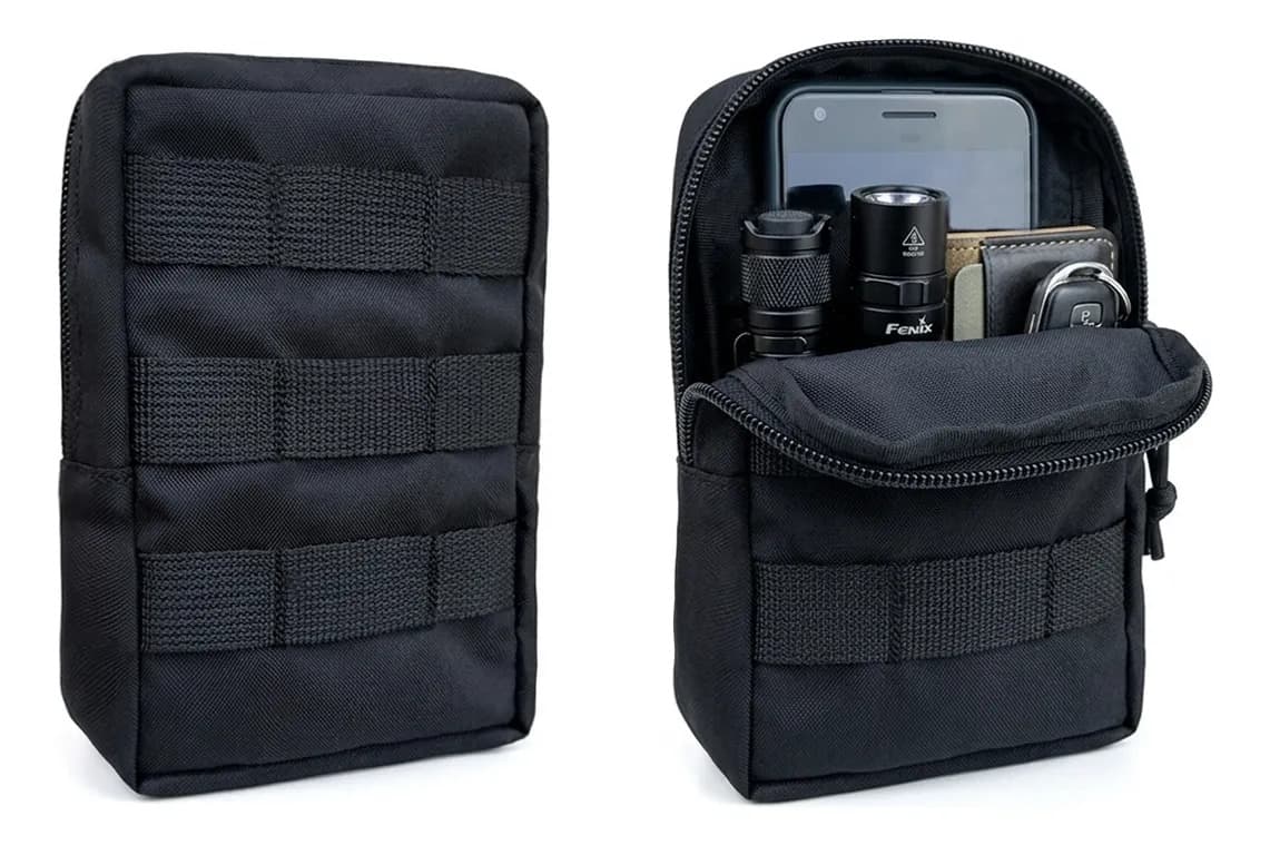 Kit 2 Bolsas Táticas Modular Edc Para Colete Molle Airsoft