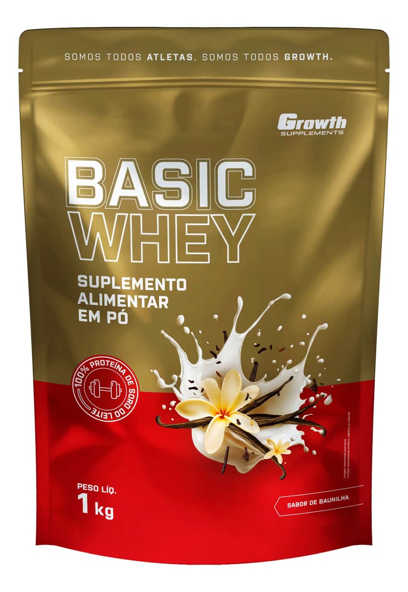 Basic Whey 1kg Growth Supplements