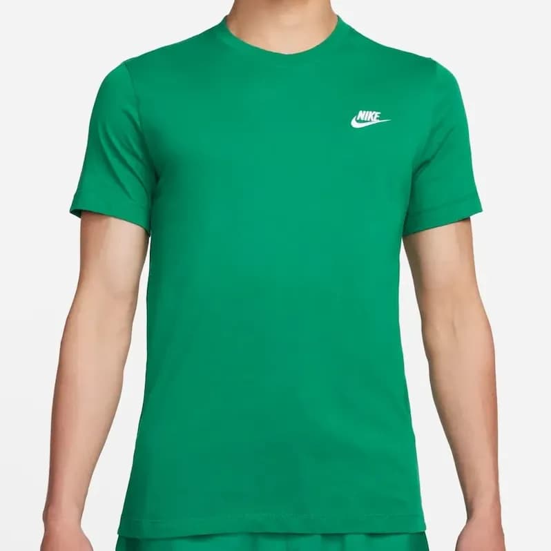 Camiseta Nike Sportswear Club Masculina Verde-escuro M