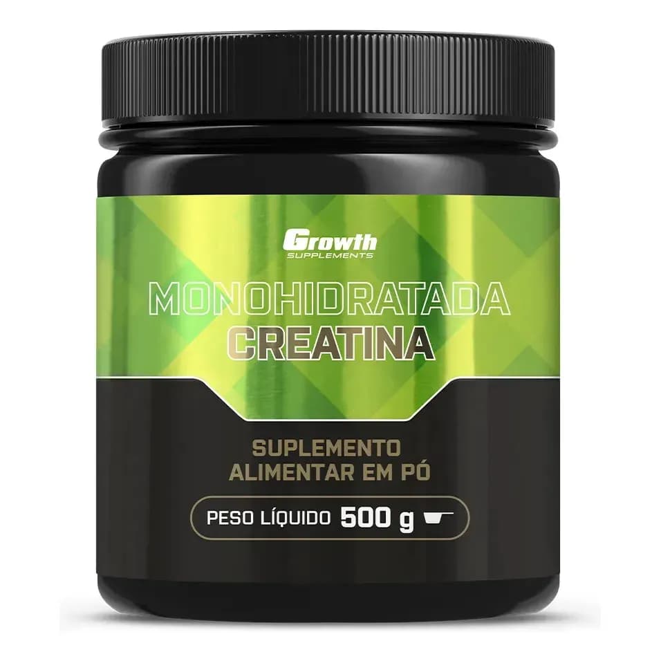 Creatina Monohidratada 500g Pó Growth