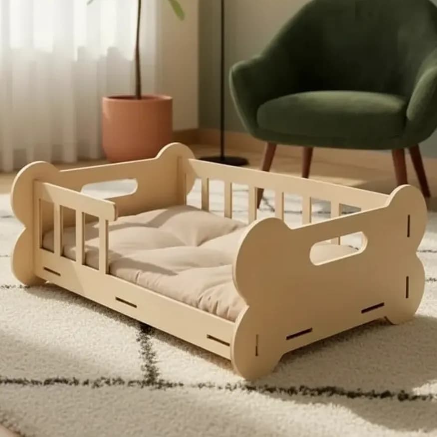 Casinha Cama Toca Sofá Casa Pet Arranhador Mdf