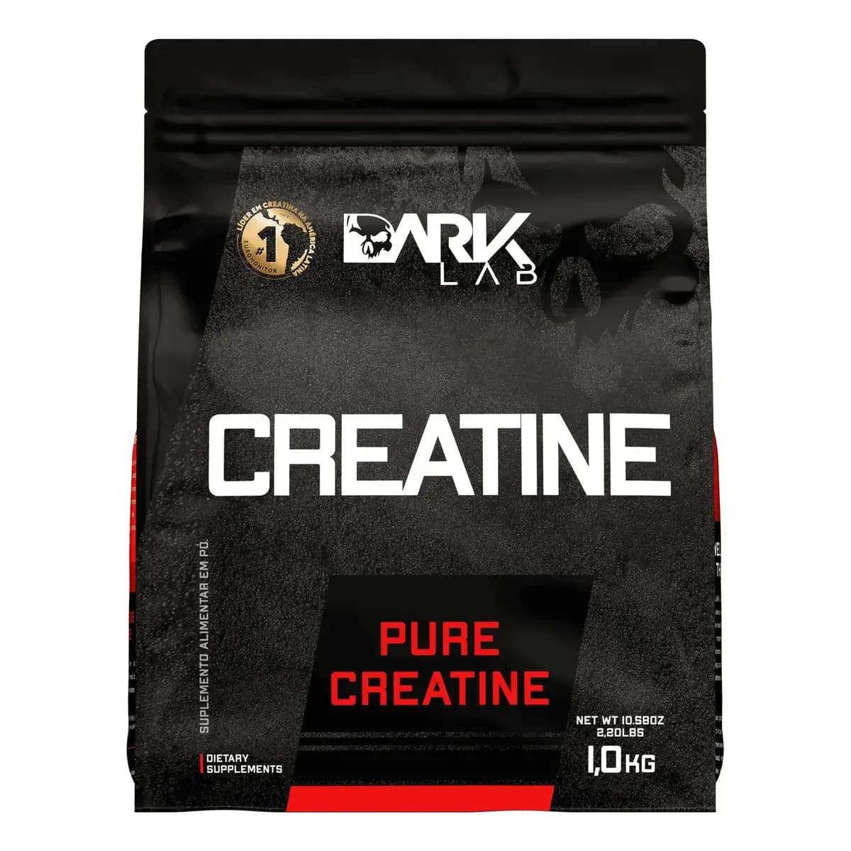 Creatina Monohidratada Pura 1kg Dark Lab Unidade Sem sabor