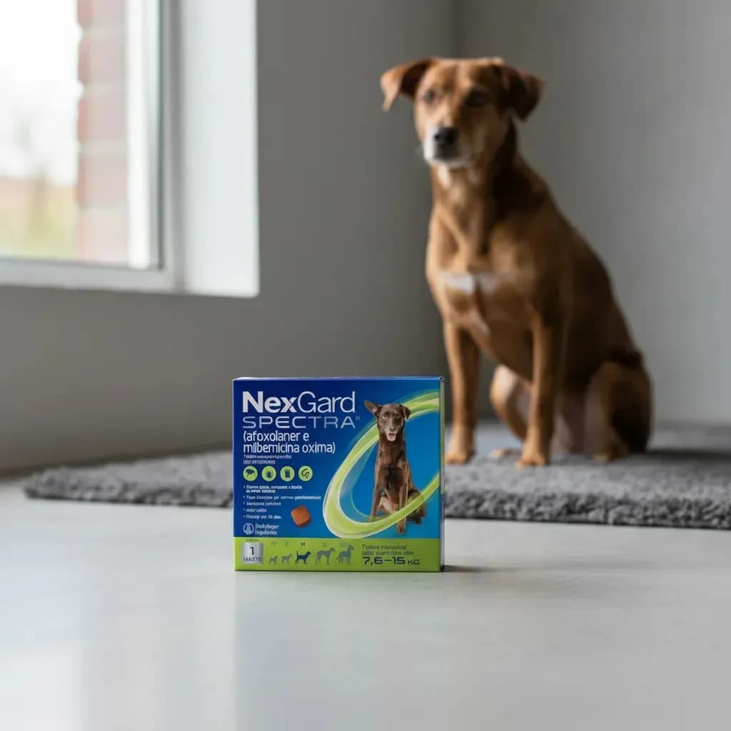 Nexgard Boehringer Ingelheim Nexgard Spectra Cão Azul 7,6 a 15kg C 1 Tablete