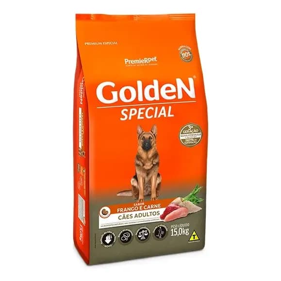 Golden Special Ad. Frango E Carne 15kg Pet