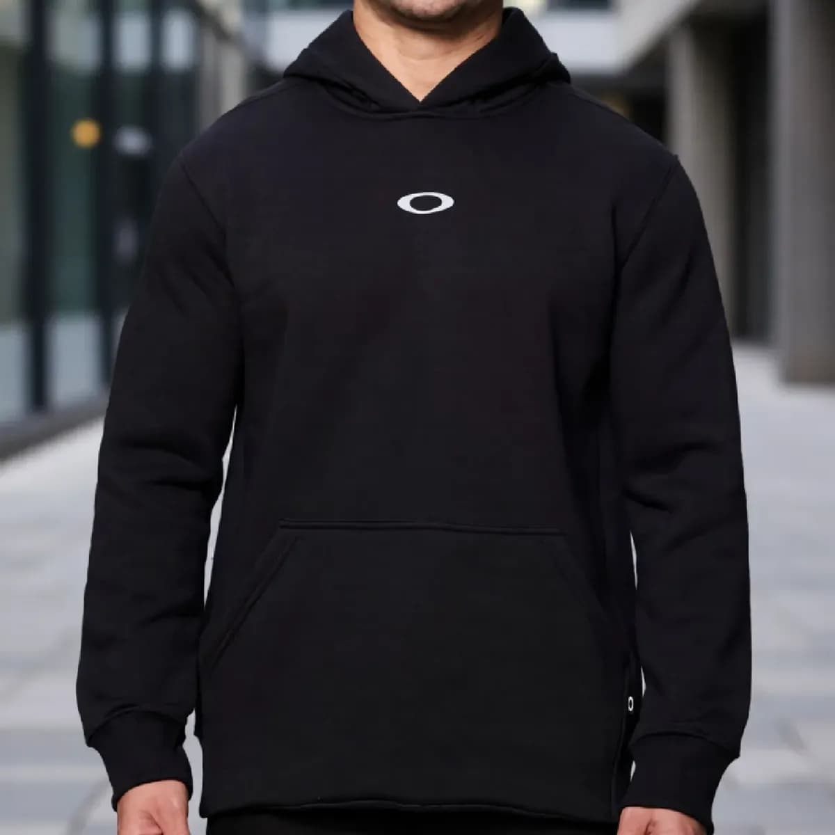 Moletom Oakley Masculino Double Ellipse Hoodie M Blackout Liso