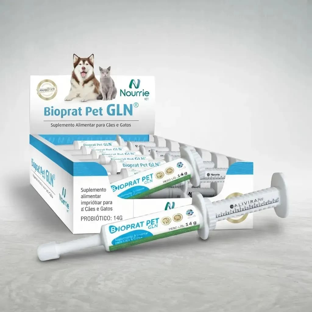 Probiótico Bioprat Pet Gln Para Cães E Gatos 14g - Duprat