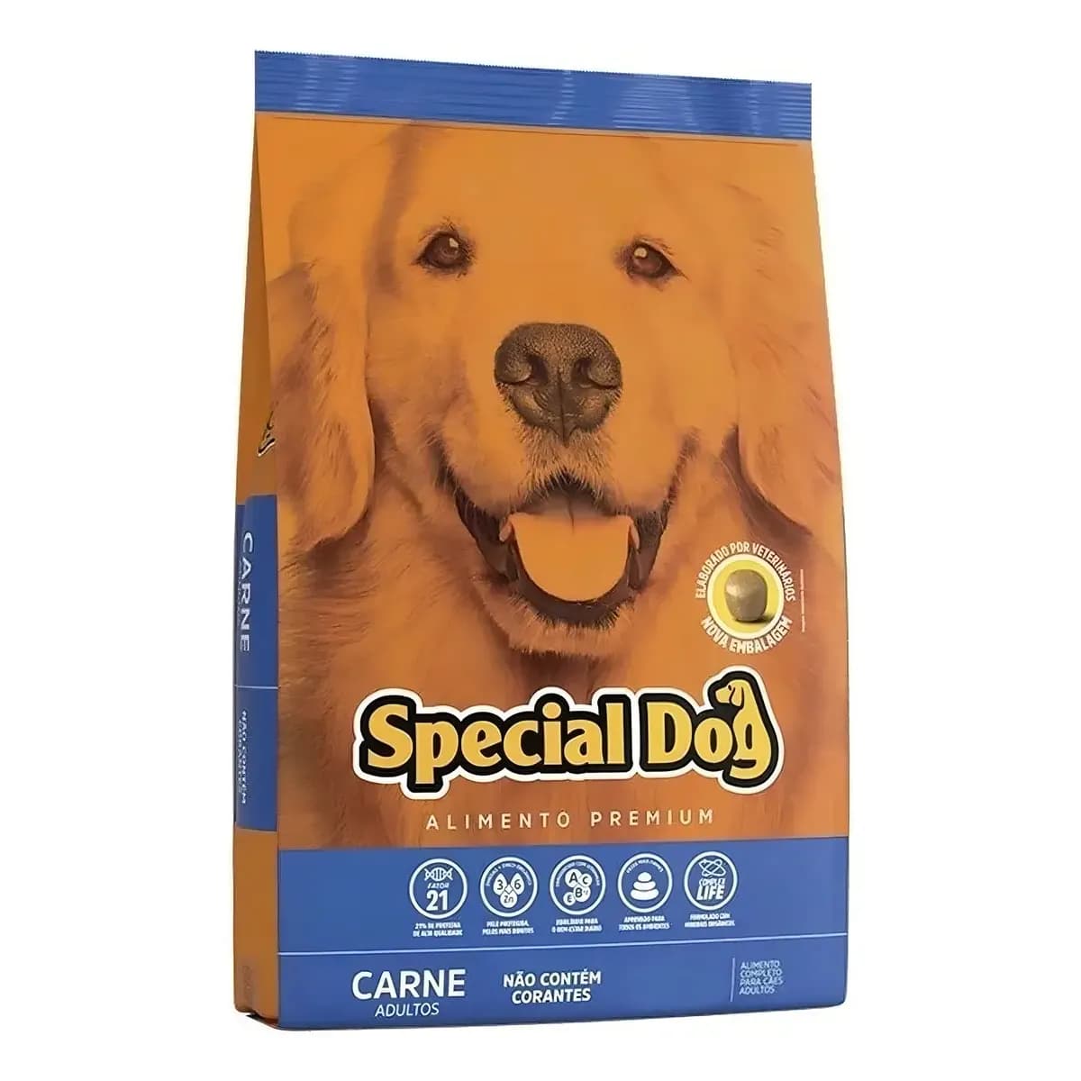 Ração Seco Special Dog Premium Cão Adulto Sabor Carne 20kg