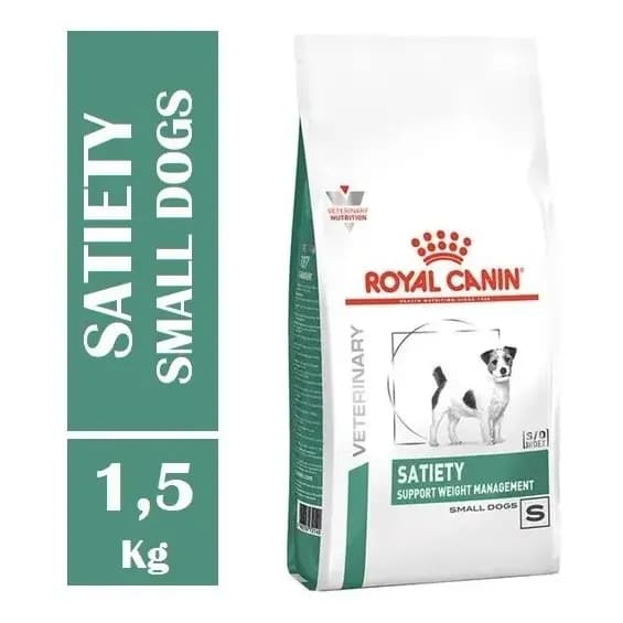 Ração Royal Canin Veterinary Diet Canine Satiety small dog para cão raçãs pequenas 1.5 kg