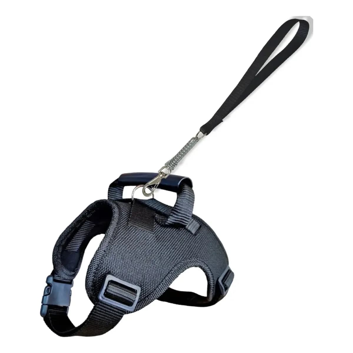 Peitoral Para Cachorro Porte Médio E Grande Confortável Cor Preto Tamanho da coleira M Império Do Pet