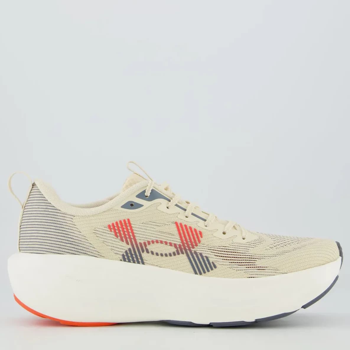 Tênis Under Armour Charged Endless Off White E Cinza Branco - 42 Br