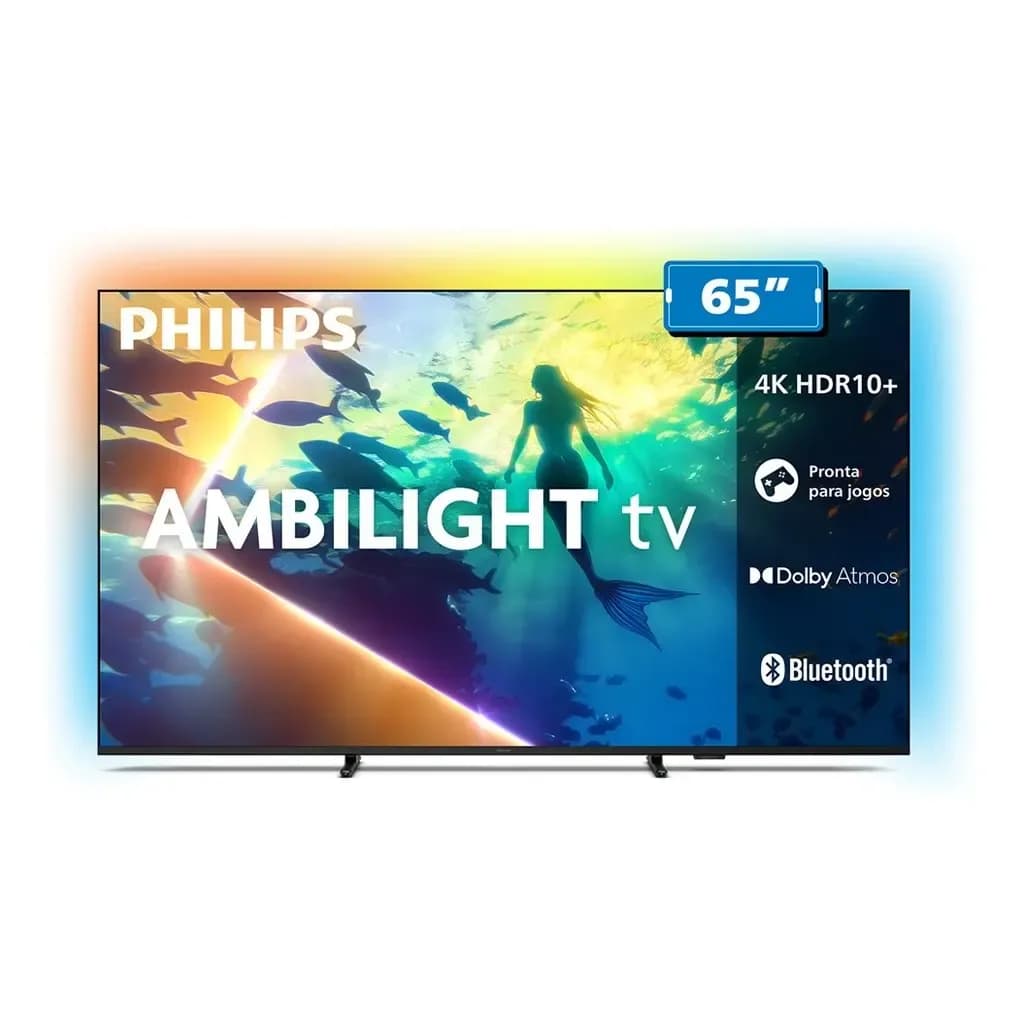 Smart Tv Lcd Led 65 Philips 65pug8100/78 4k Uhd Wi-fi + Blu