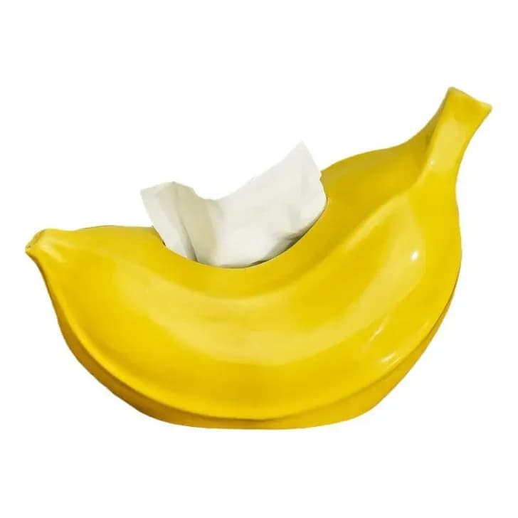 Suporte De Papel De Banana Em Cerâmica - Decorativo E Divert