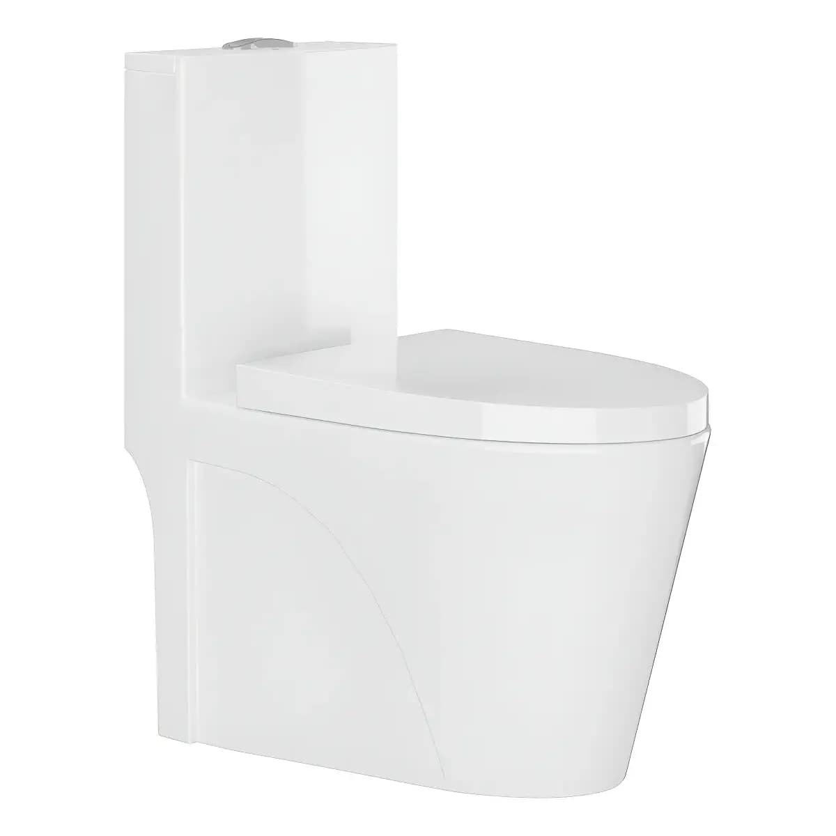 Vaso Sanitário Tubrax Monobloco VAB0002 Caixa Acoplada Completo Privada Cor Branco