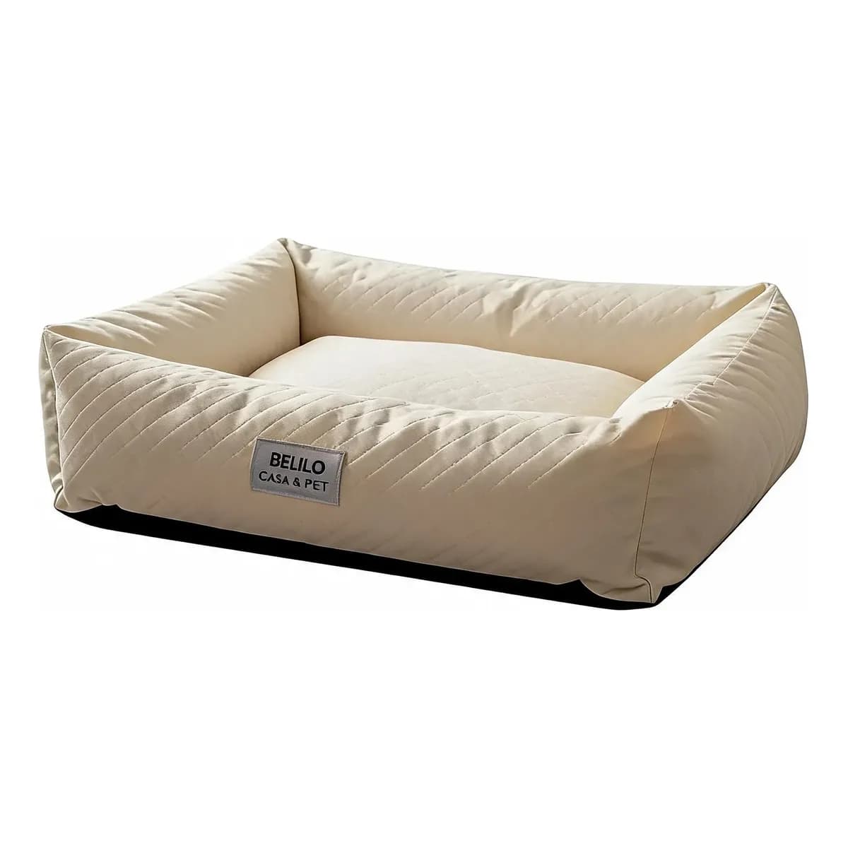 Cama Pet Caminha Cachorro Gato Corino Impermeável Tam. M Pérola Corino