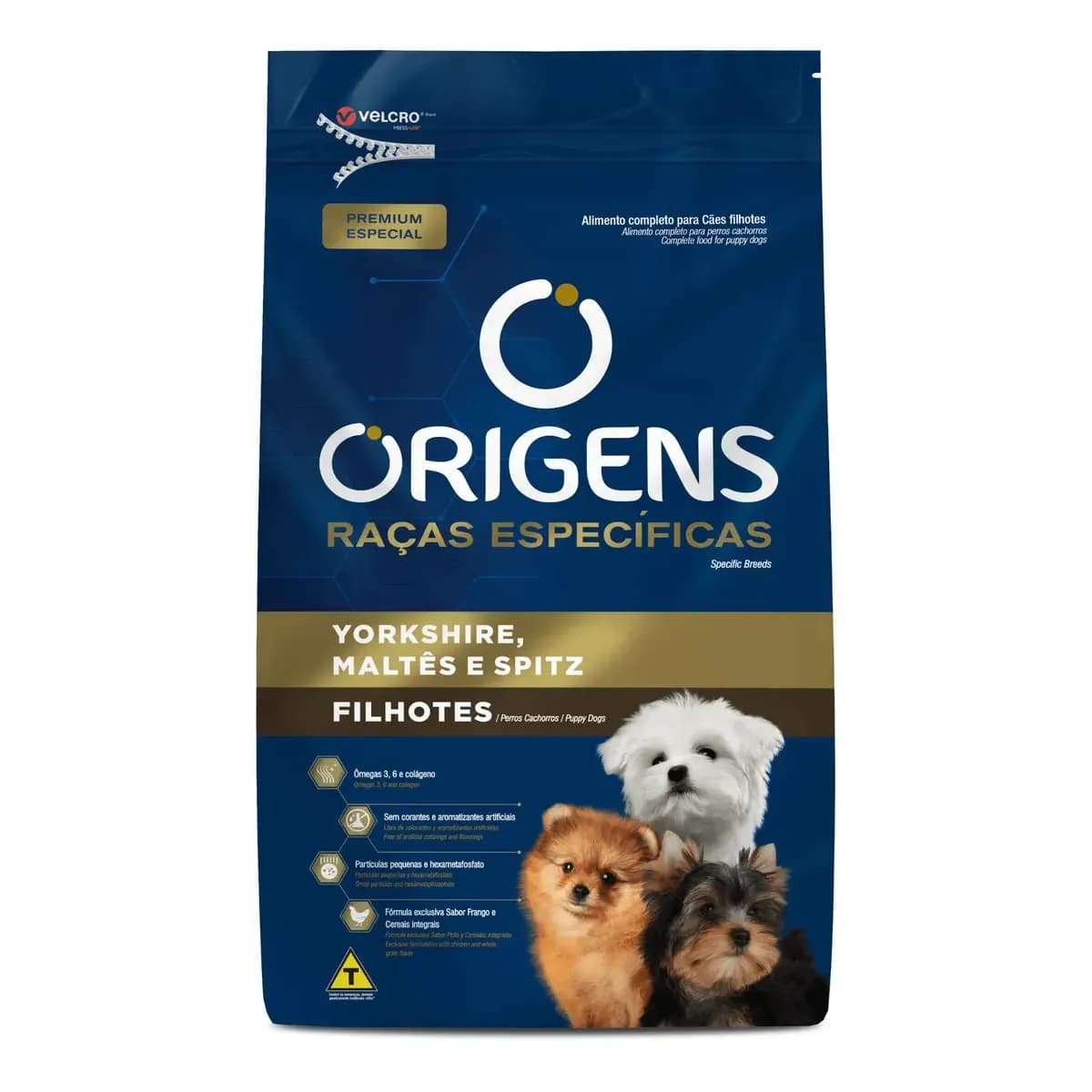 Ração Origens Cães Filhotes York, Maltes E Sptiz - 3kg