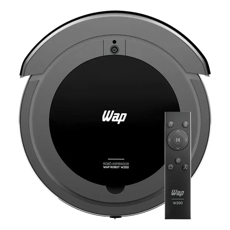 WAP Robô W200 Aspirador Robô 3 em 1 Varre Aspira Passa Pano Bivolt