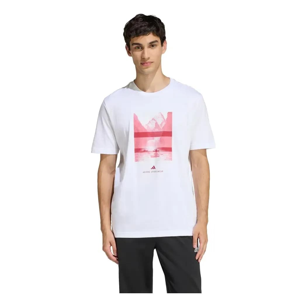 Camiseta Estampa Outdoor Kayaking adidas Branco / White M