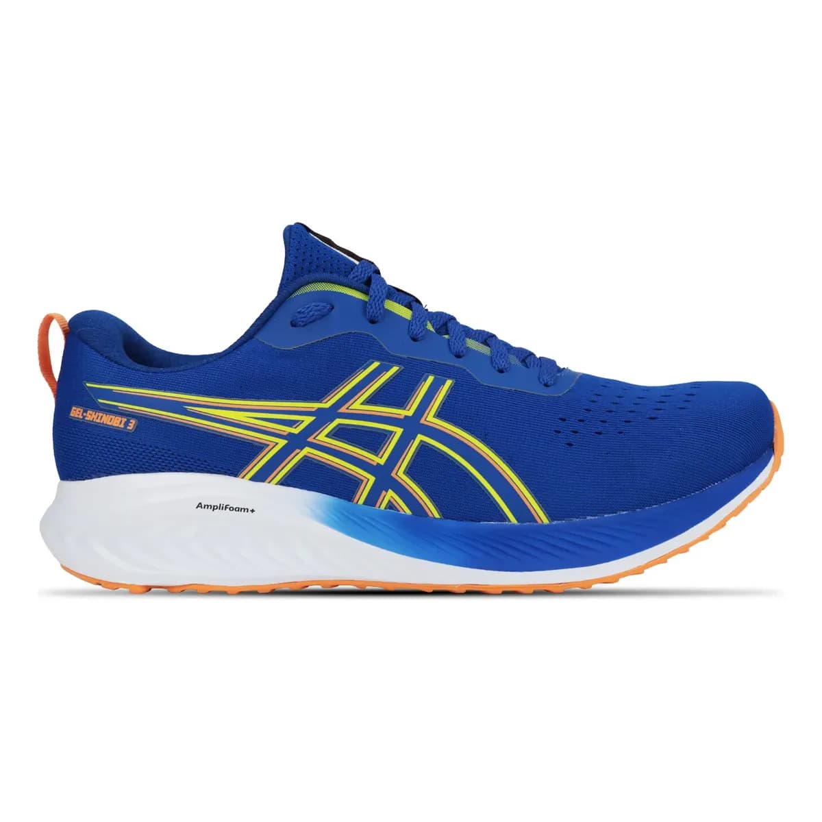 Tênis De Corrida Asics Gel Shinobi 3 Masculino Original + Nf Asics Blue - Sun Peach 42 Br