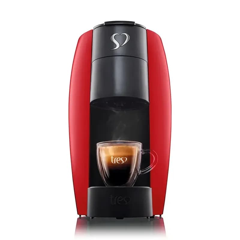 Cafeteira Espresso Lov Automática Vermelha 3 Corações Vermelho