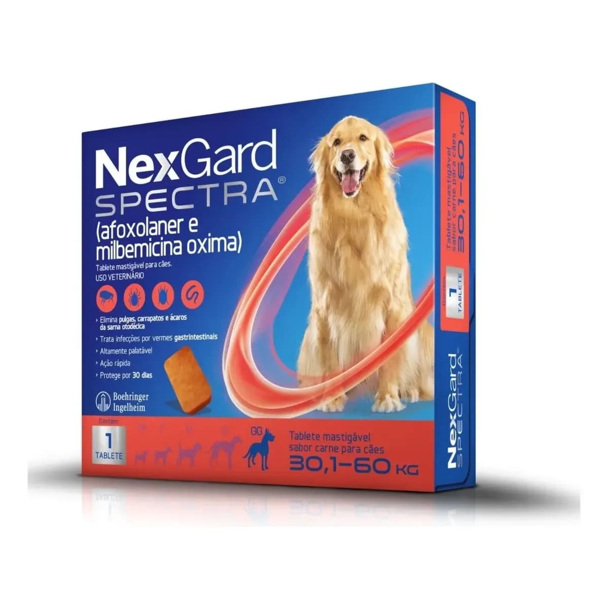 Spectra Nexgard Antipulgas E Carrapatos De 30,1 A 60kg - Ful