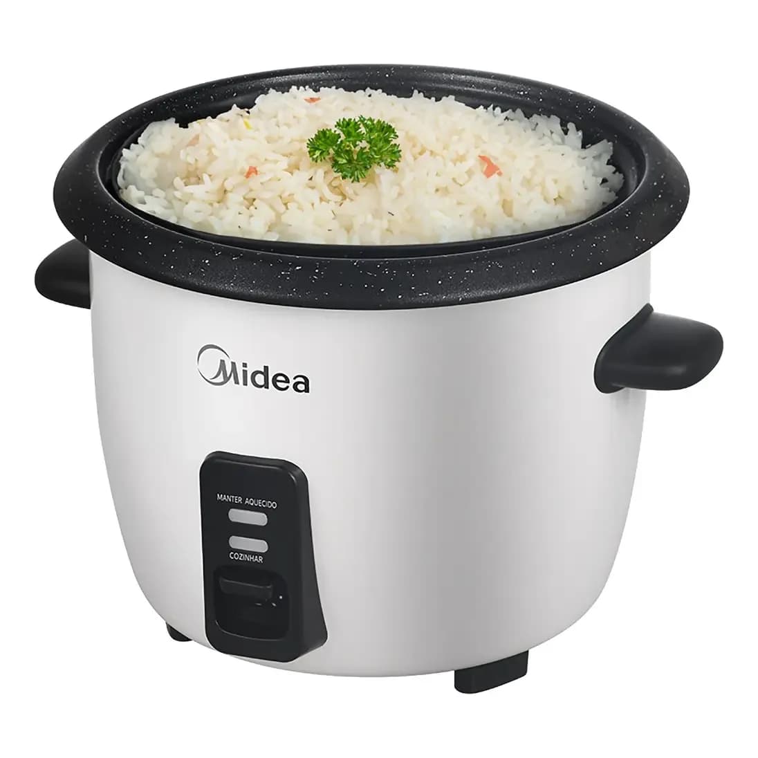 Panela De Arroz Elétrica Midea 7 Xícaras Cozimento Á Vapor Com Tampa De Vidro