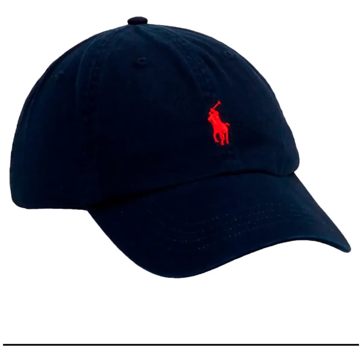 Boné Rl Original Importado Logo Bordado Aba Curva Ajustável Marinho Unico