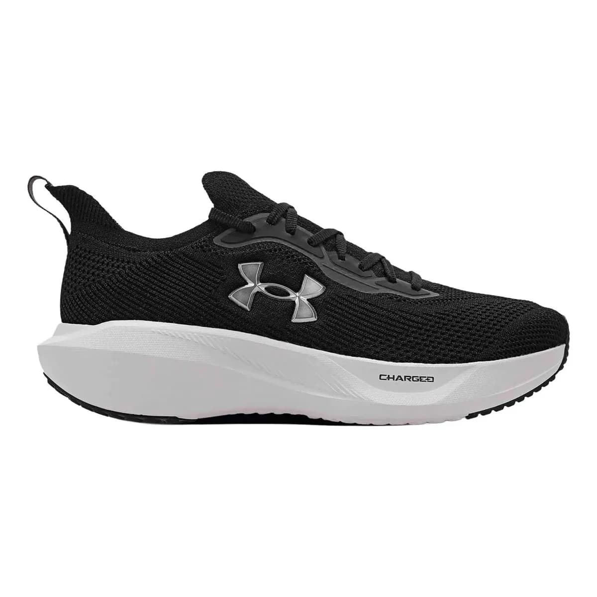 Tênis Masculino De Corrida Charged Slight 3 Se Under Armour Preto E Branco 42 Br
