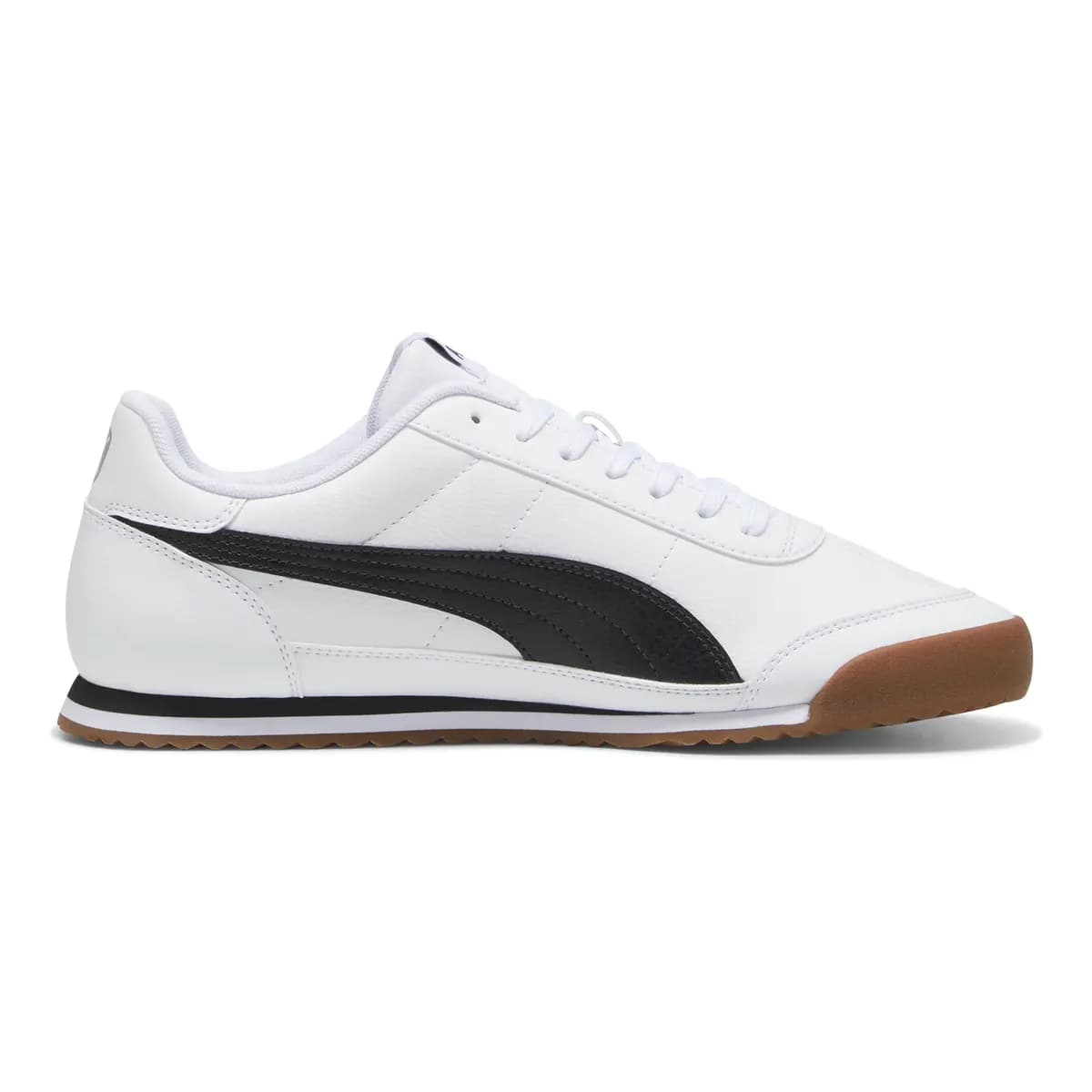 Tênis Masculino E Feminino Turino Ii Puma Puma White-puma Black-cool Light Gray Liso 40 Eu