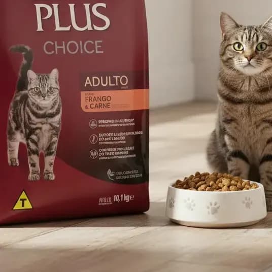 Ração Gran Plus Choice Gatos Adulto Frango E Carne 10,1kg,